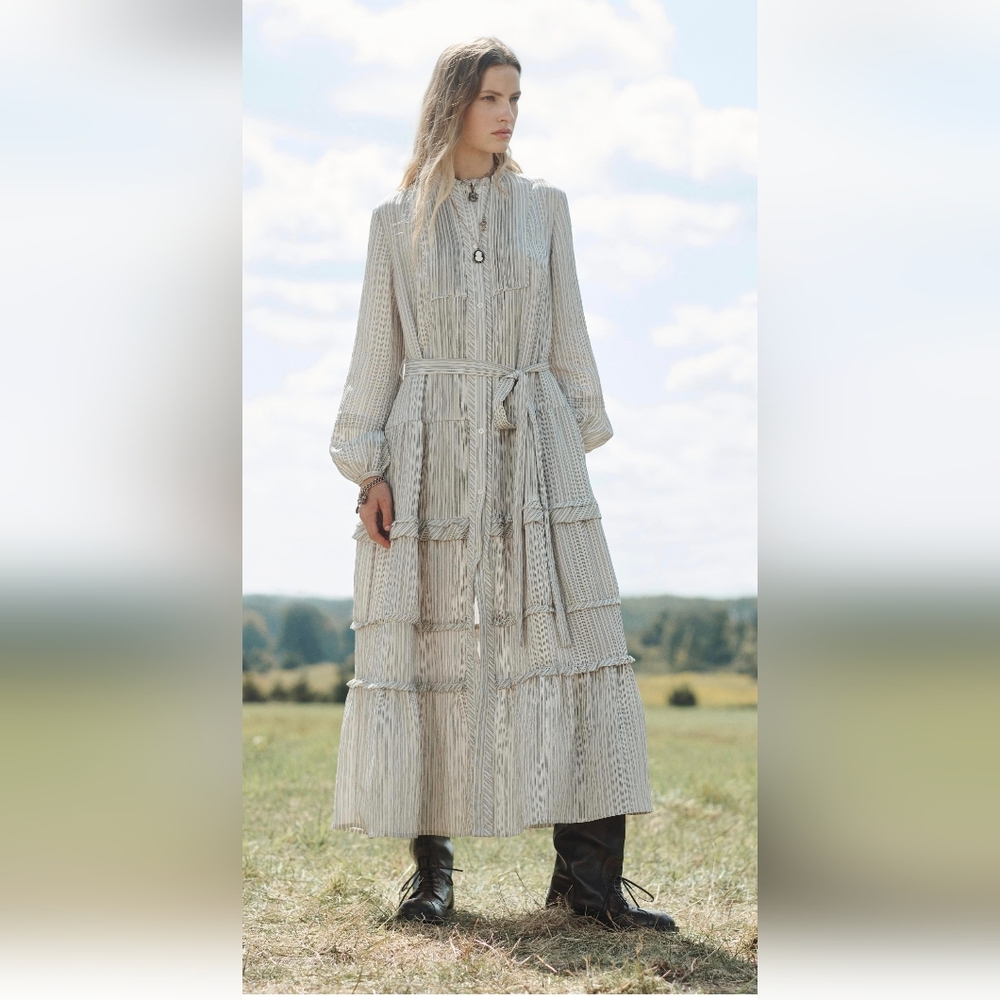 Zara ROMANTIC DRESS WITH BELT LIMITED EDITION(S)
